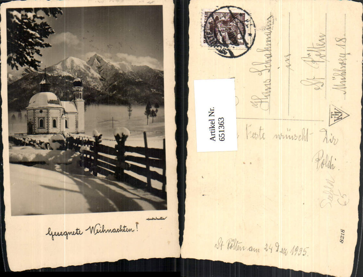 Alte Ansichtskarte – Old Postcard