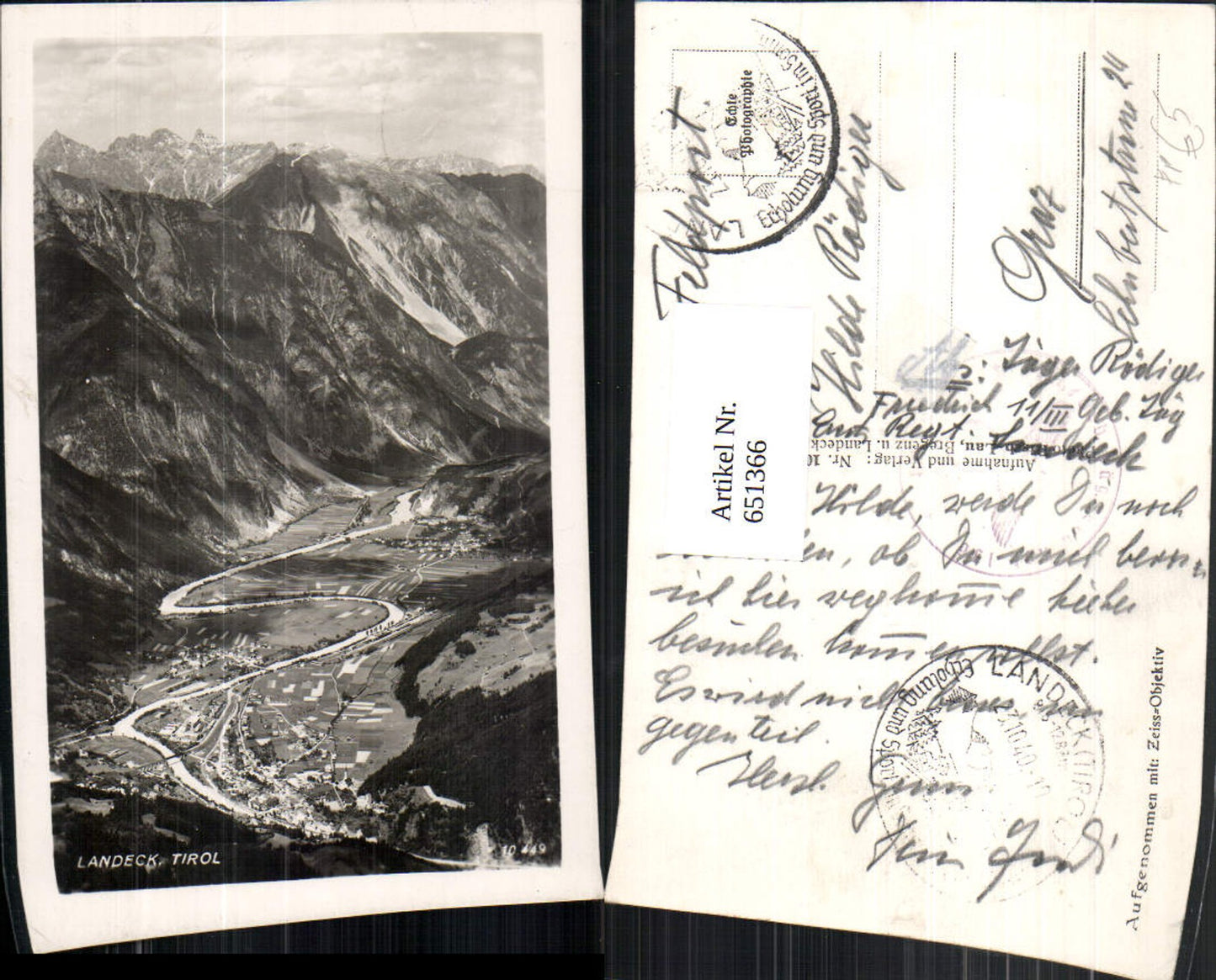 Alte Ansichtskarte – Old Postcard