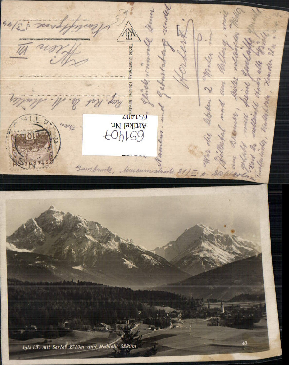 Alte Ansichtskarte – Old Postcard