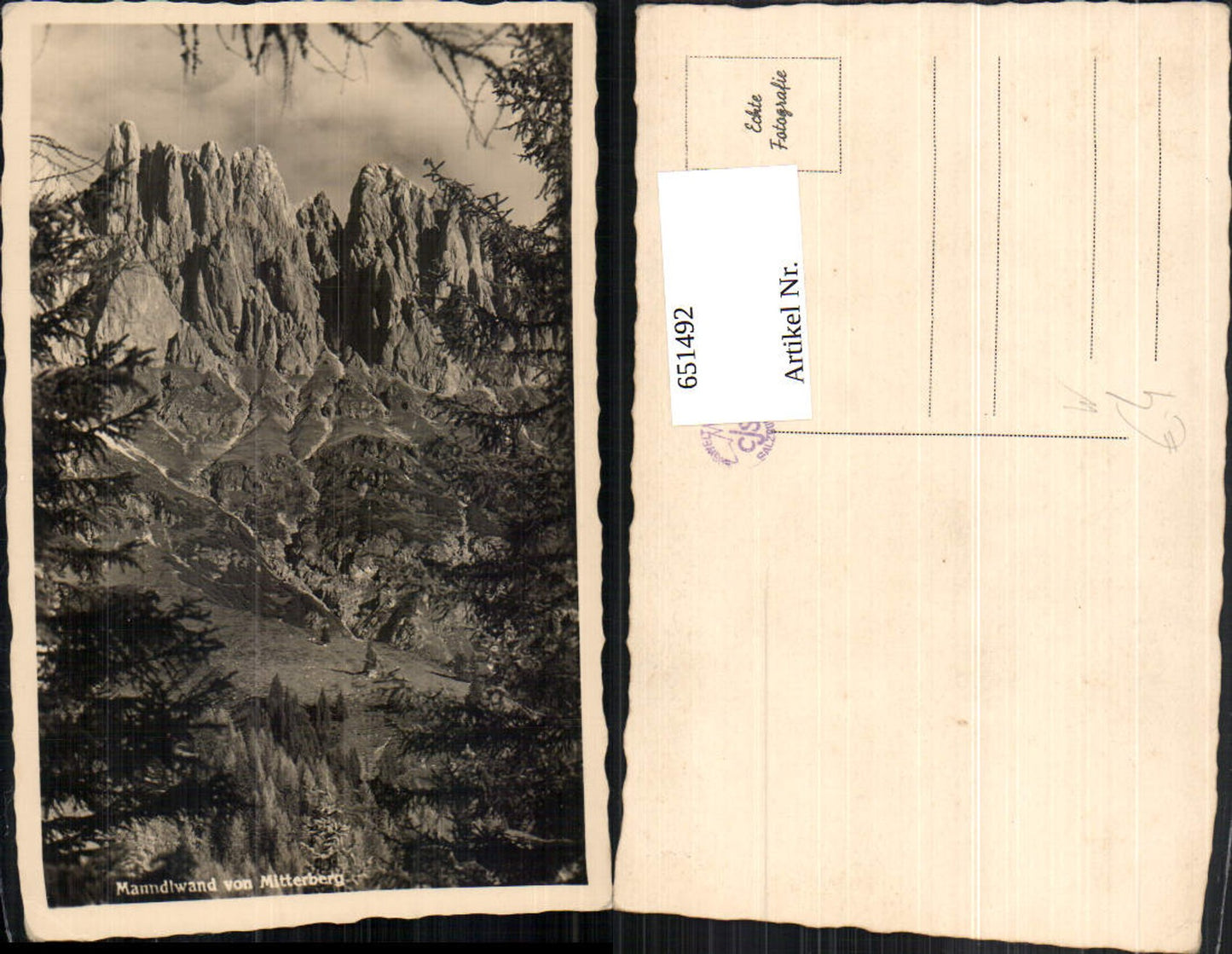 Alte Ansichtskarte – Old Postcard