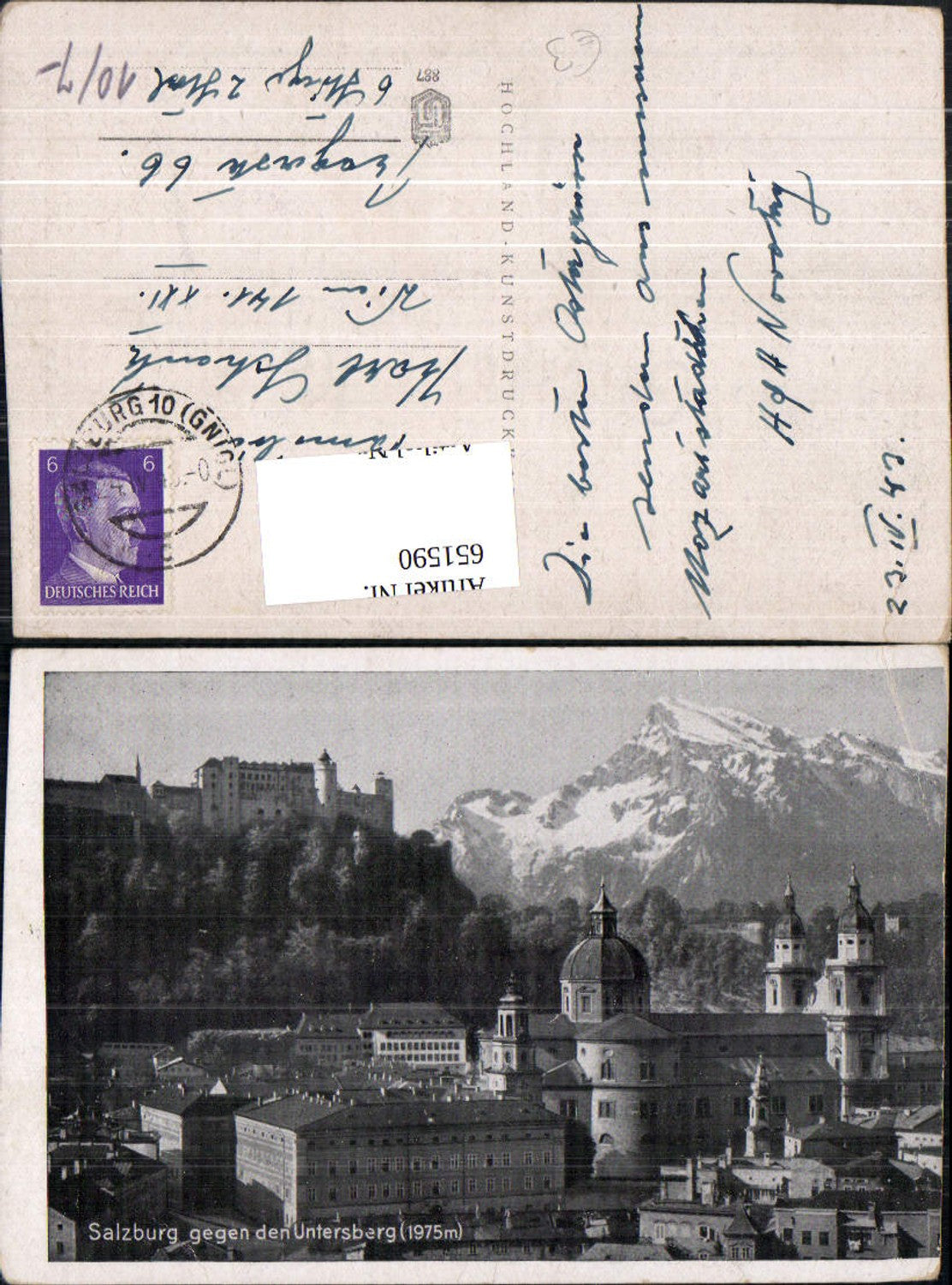 651590, Salzburg against the Untersberg