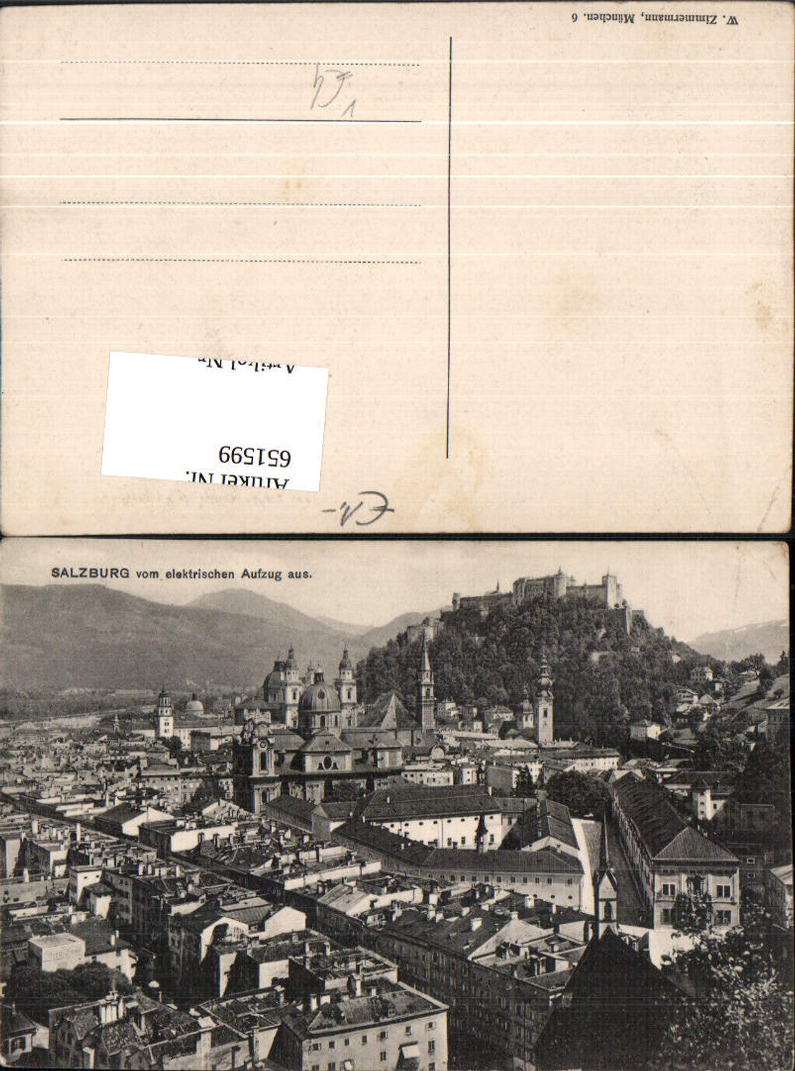 651599, Salzburg, from the electrical extract from pub W. Zimmermann