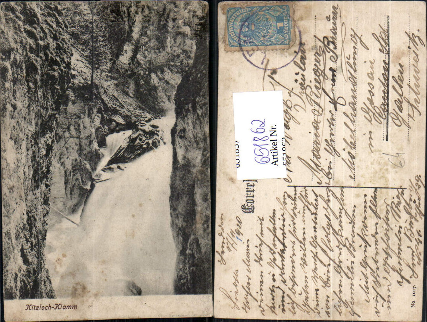 651862,Kitzlochklamm Taxenbach