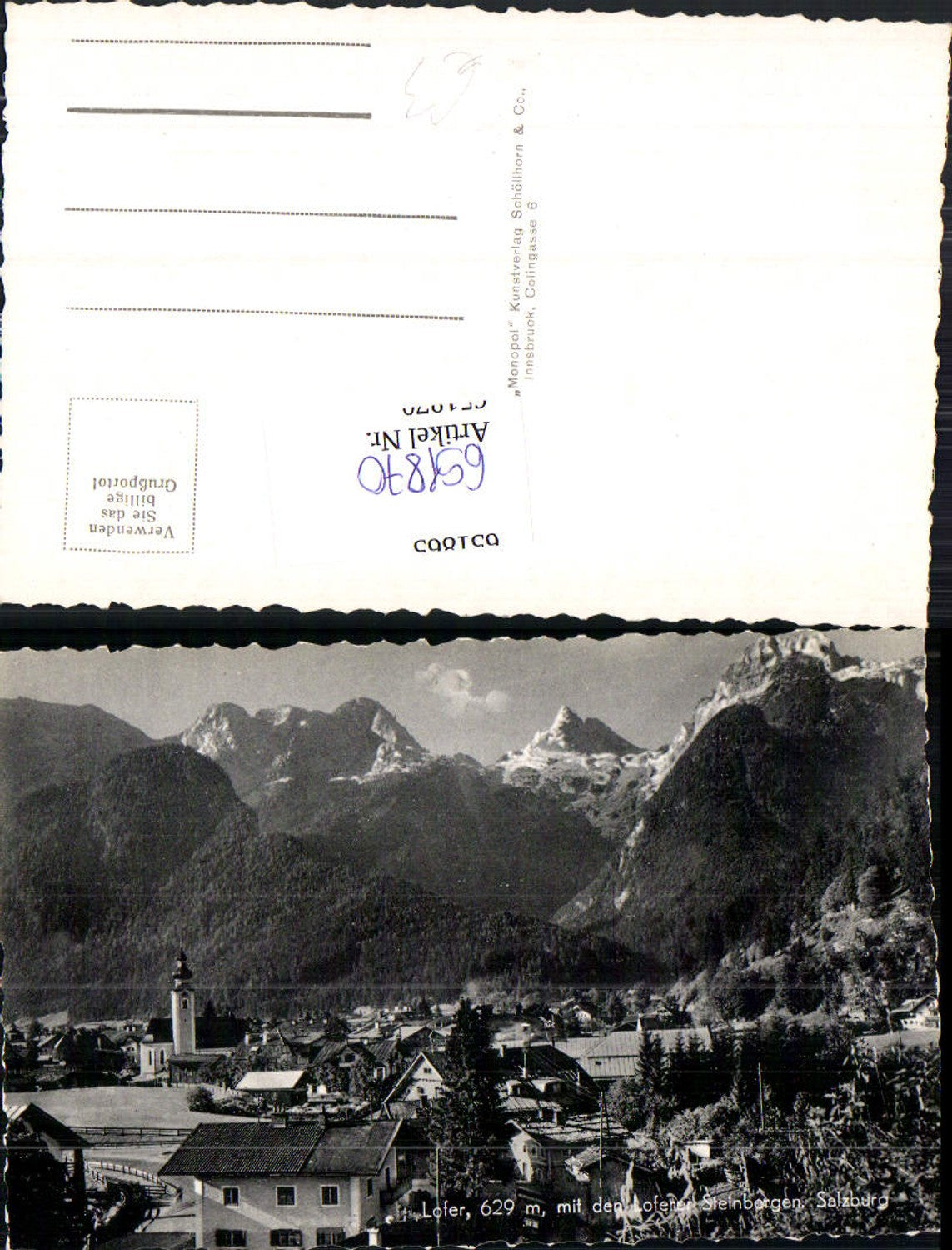 651870,Lofer m. Loferer Steinbergen