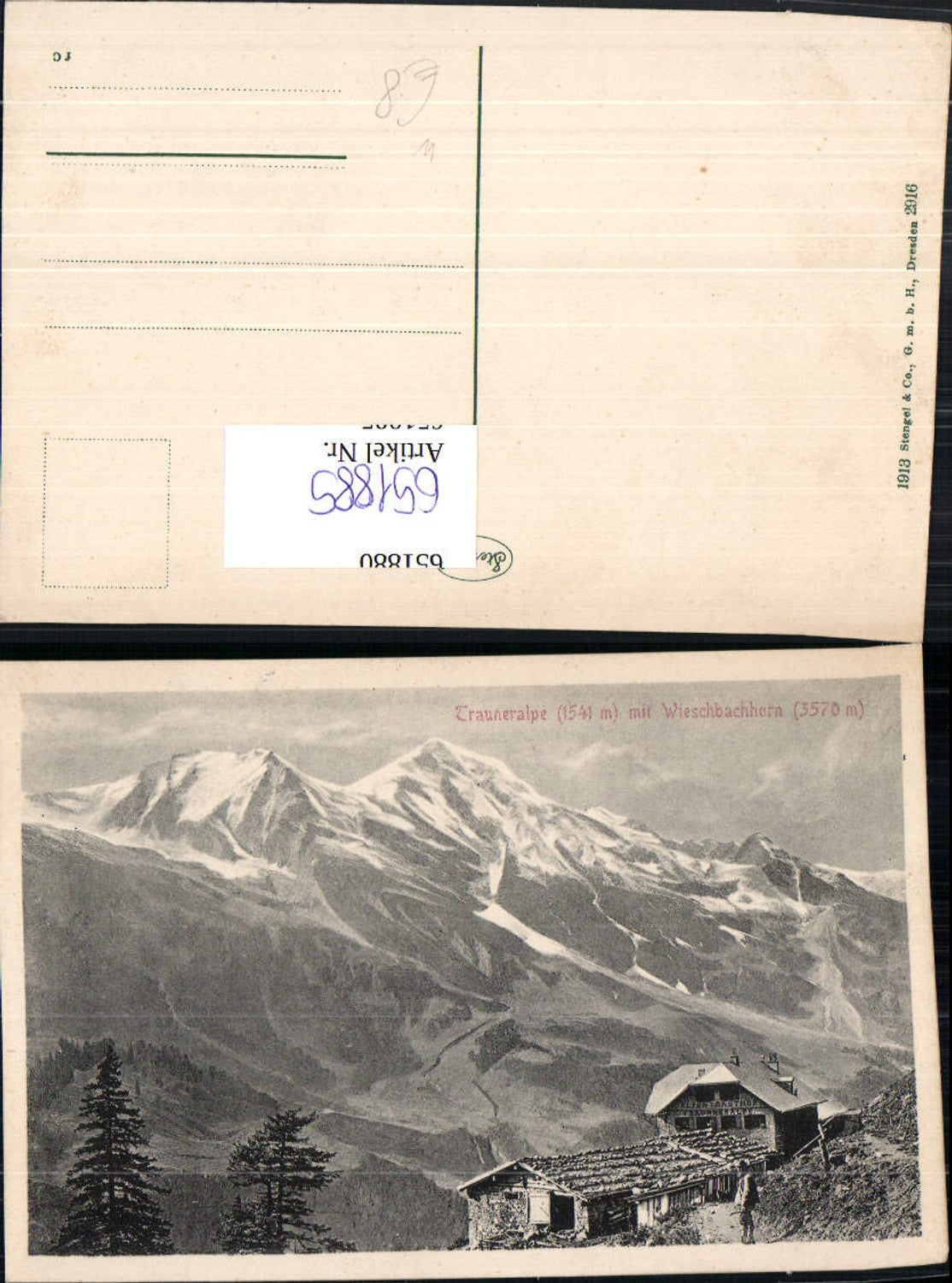 651885,Trauneralpe m. Wieschbachhorn Fusch an der Großglocknerstraße