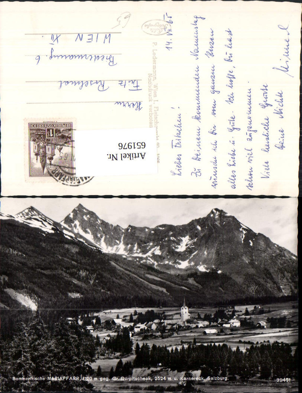 651976,Mariapfarr im Lungau Maria Pfarr