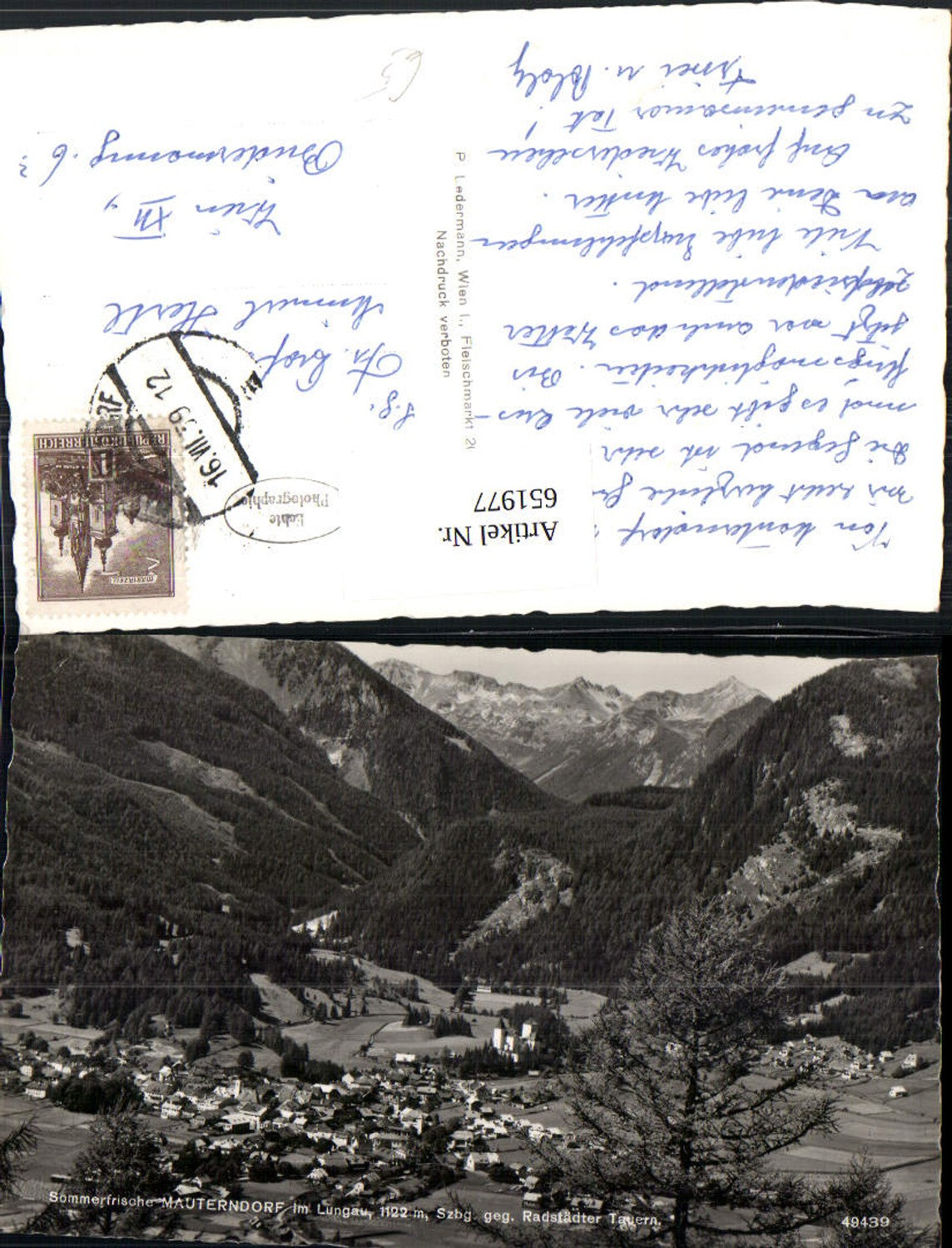 651977,Mauterndorf im Lungau Radstädter Tauern