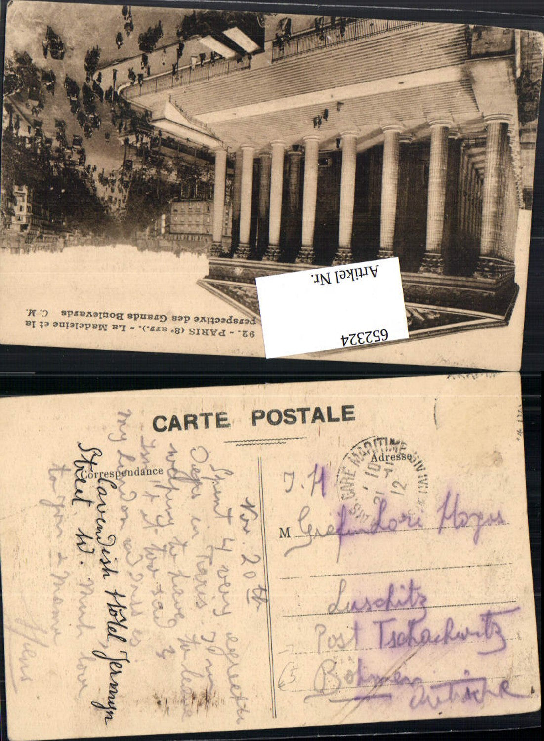 Alte Ansichtskarte – Old Postcard