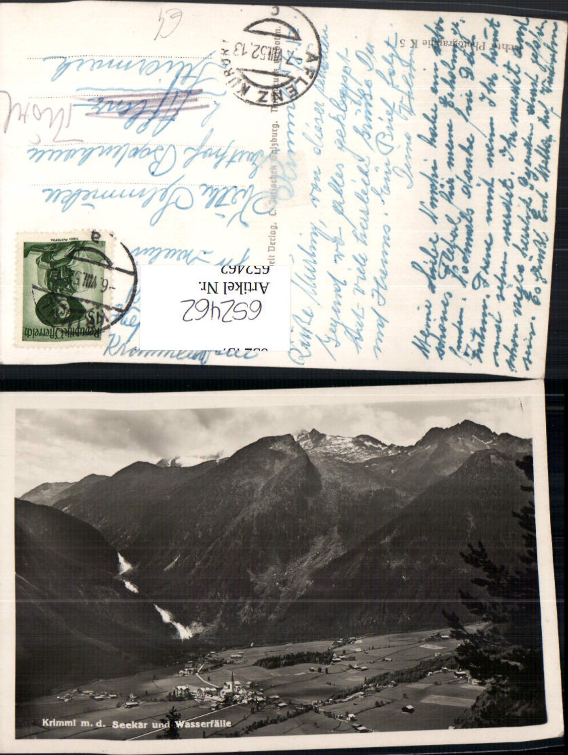 652462,Krimml m. d. Seekar u. Wasserfälle