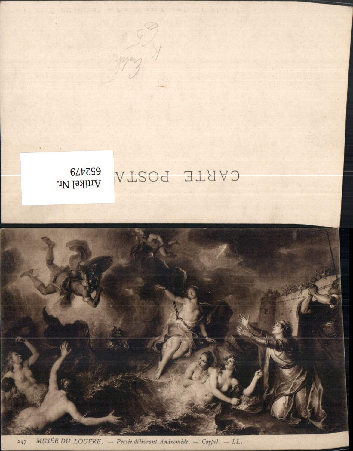 652479,Künstler Ak Coypel Persee delivrant Andromede Erotik