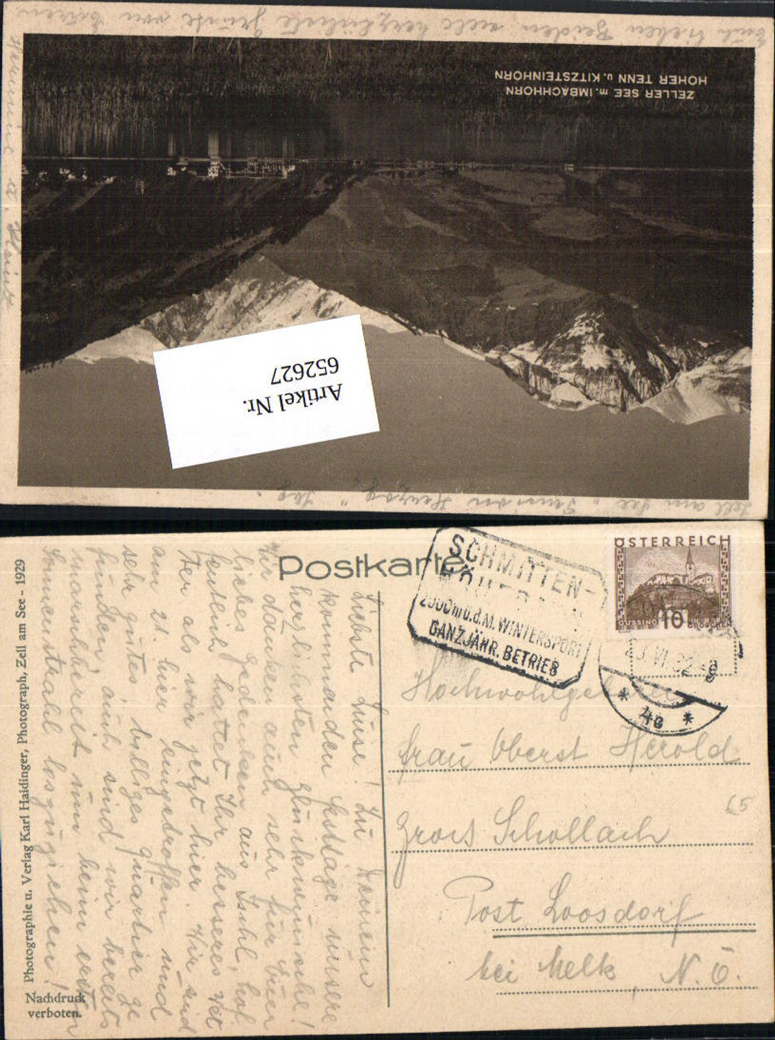 Alte Ansichtskarte – Old Postcard