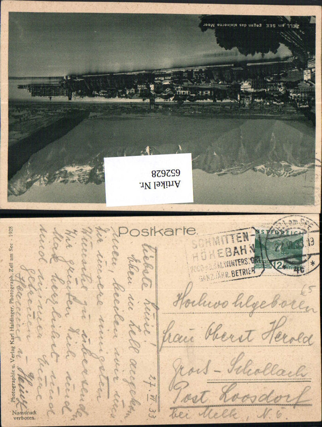 Alte Ansichtskarte – Old Postcard