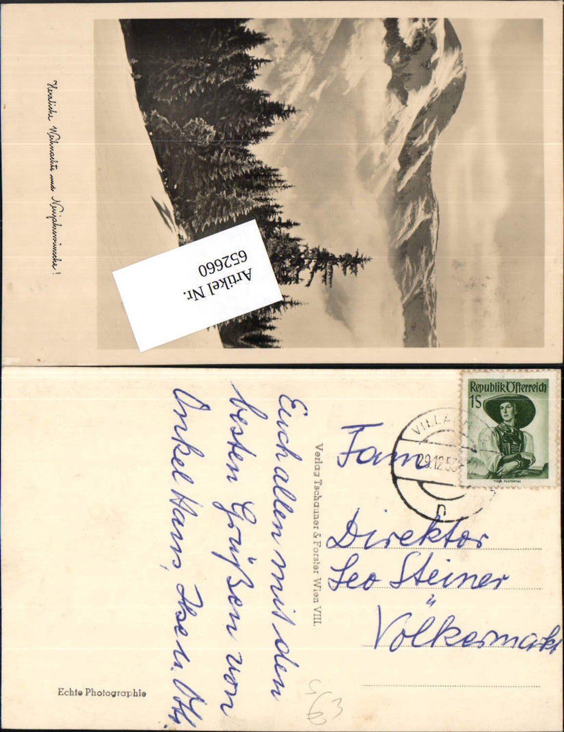 Alte Ansichtskarte – Old Postcard