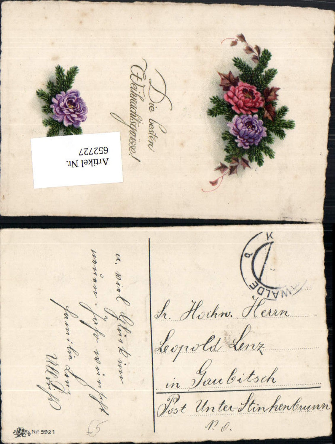 Alte Ansichtskarte – Old Postcard