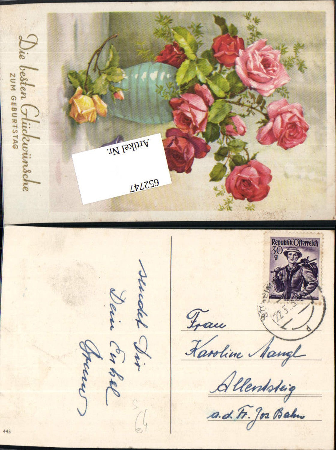 Alte Ansichtskarte – Old Postcard