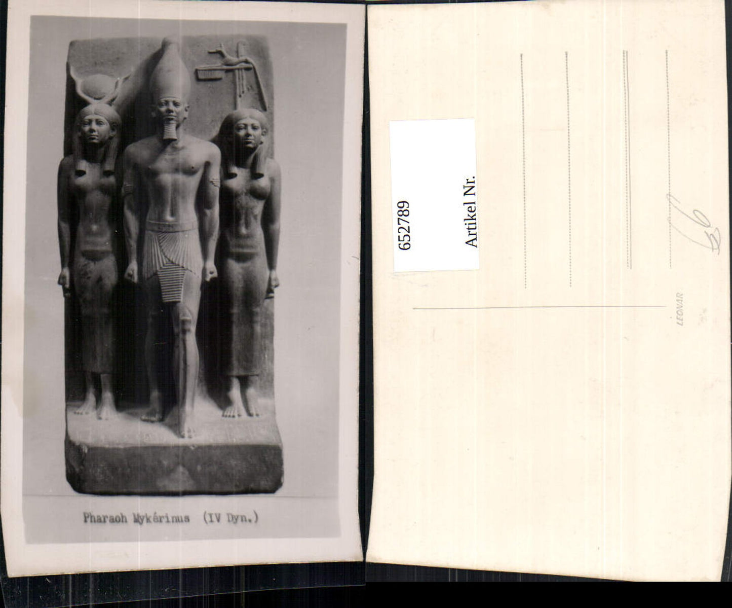 652789, Pharoh Mykerinus Egypt Archaeology