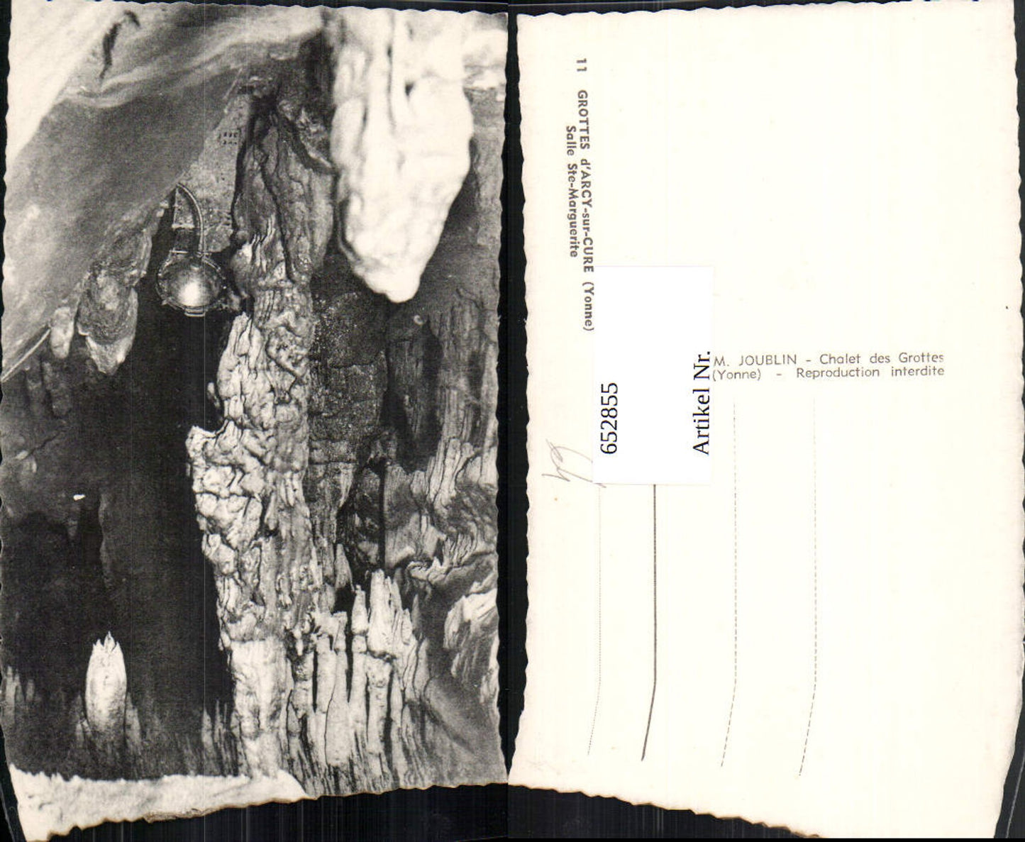 652855,Grottes d Arcy-sur-Cure Yonne Salle Ste-Marguerite cave grotto