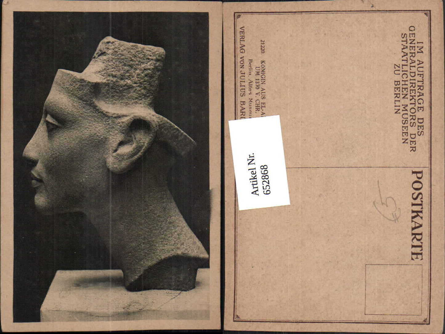 652868,Königin aus El-Amarna Berlin Altes Museum Archäologie
