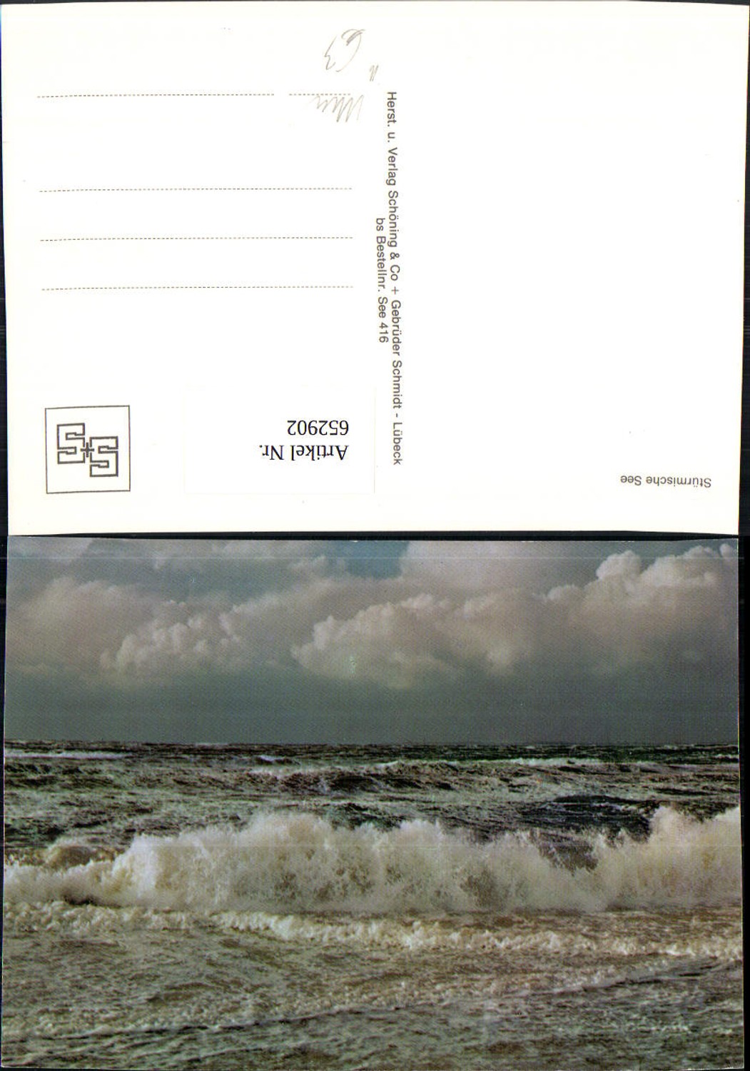 652902,Stürmische See Wellen Meer Brandung