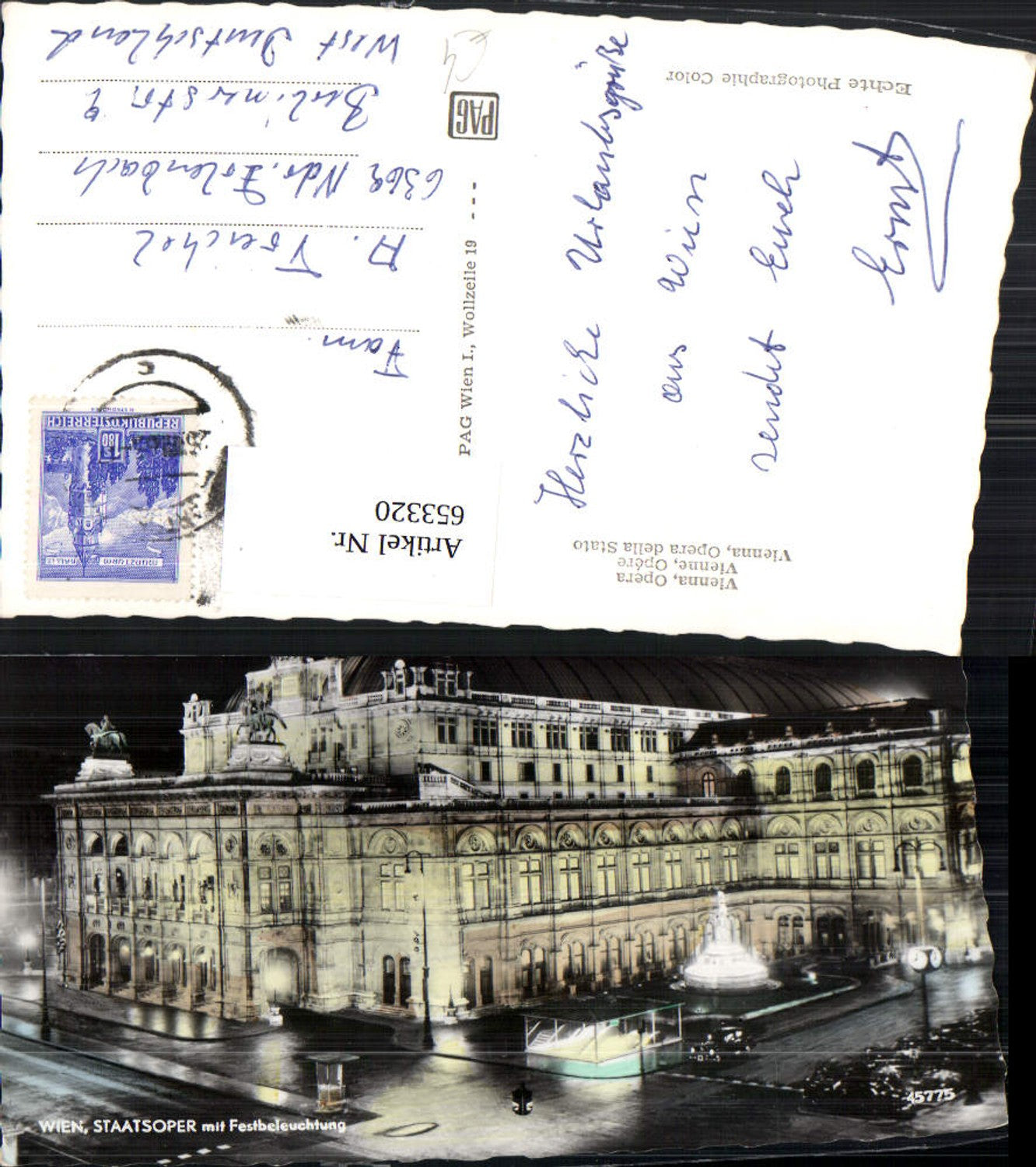 Alte Ansichtskarte – Old Postcard
