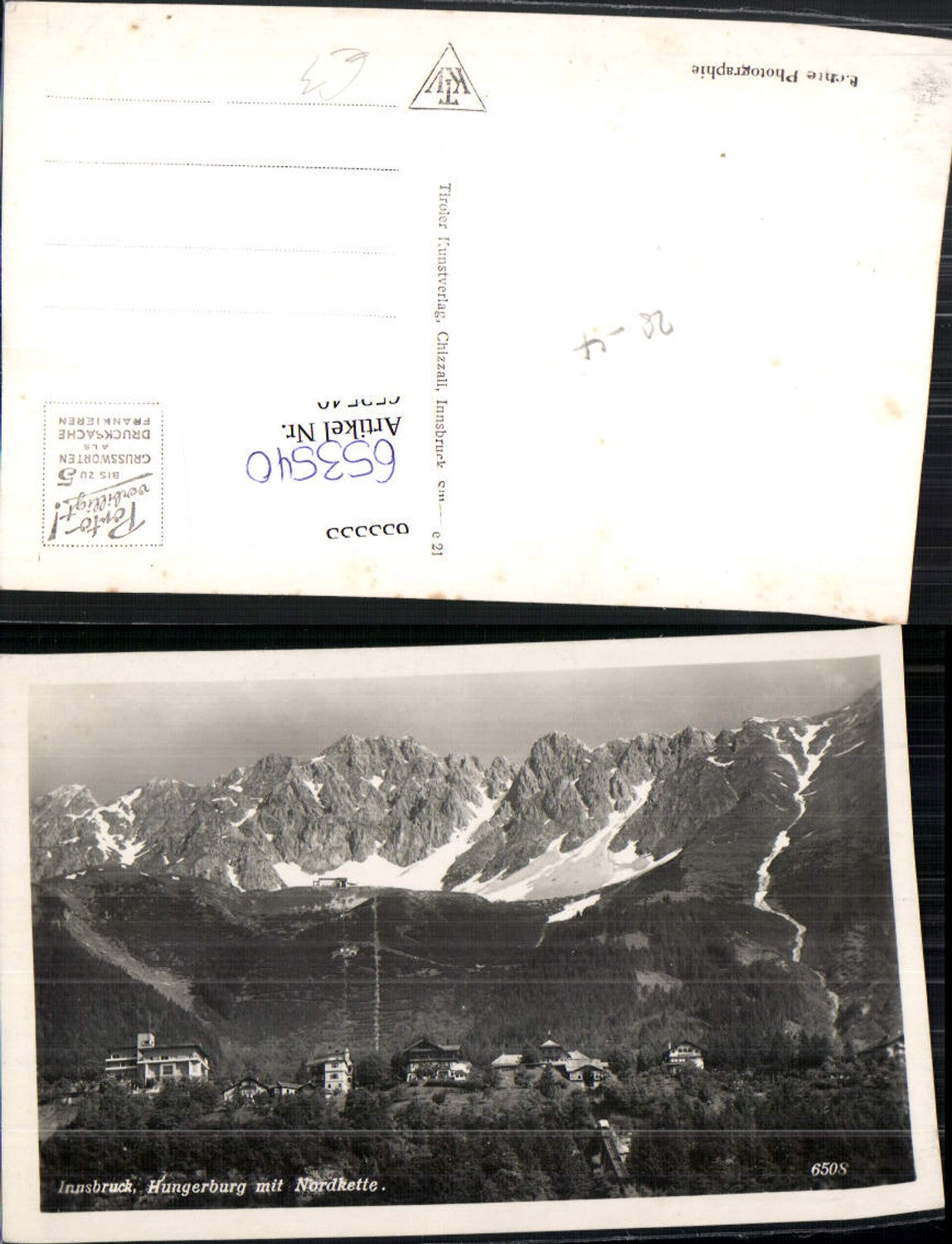 Alte Ansichtskarte – Old Postcard