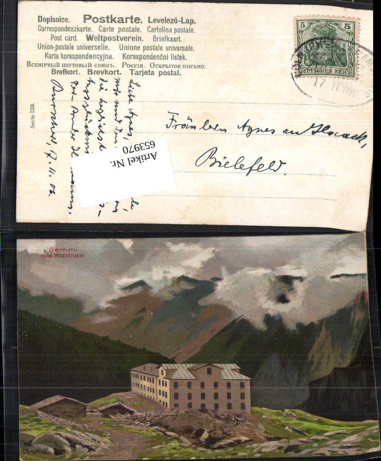 Alte Ansichtskarte – Old Postcard