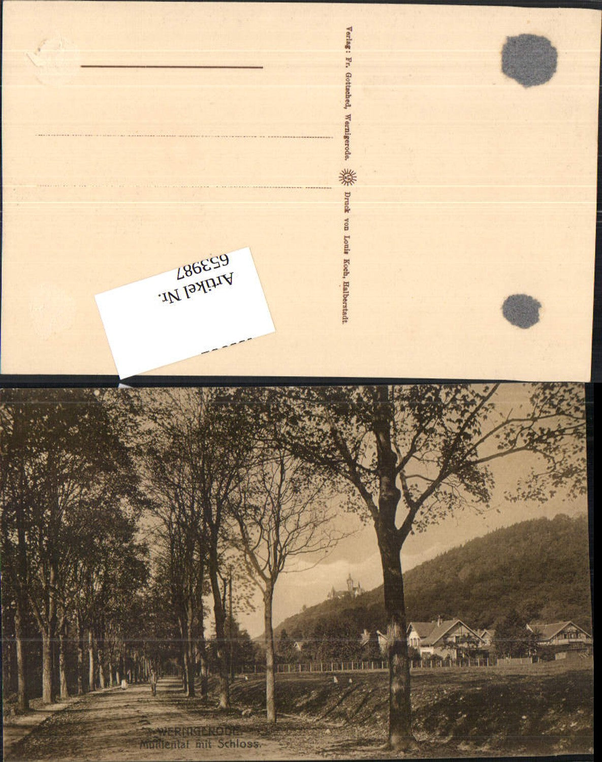 653987,Wernigerode im Harz Mühlental Schloss