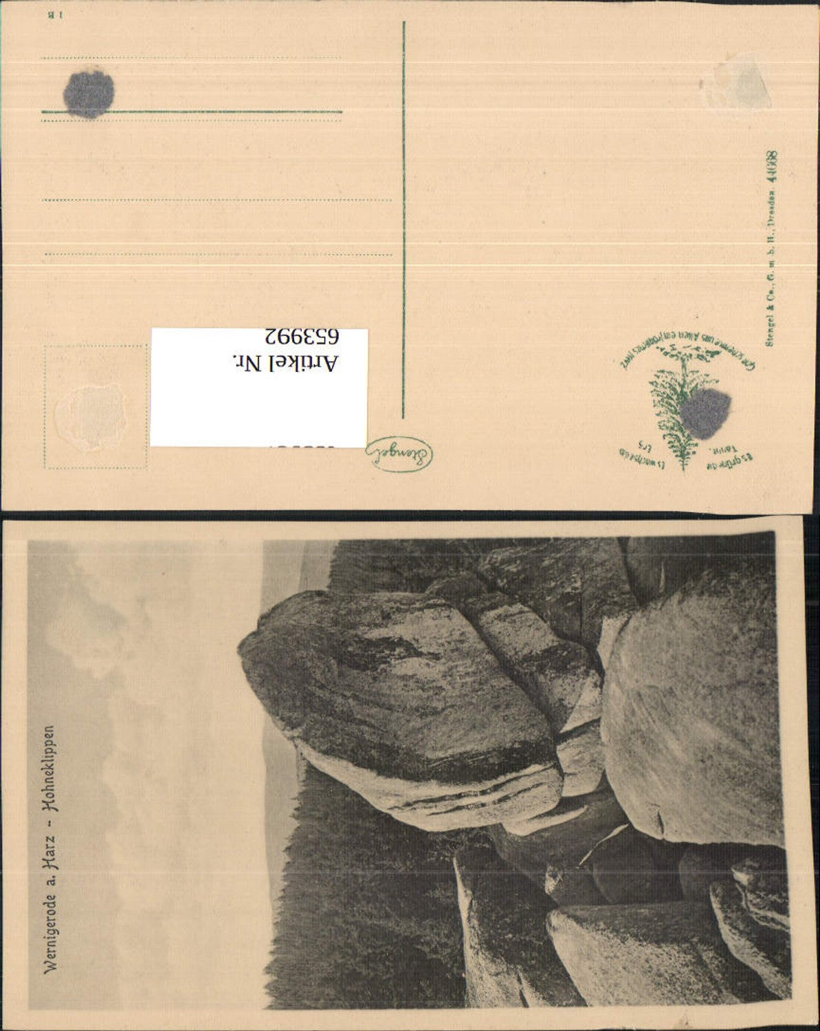 653992,Wernigerode im Harz Hohneklippen Felsen