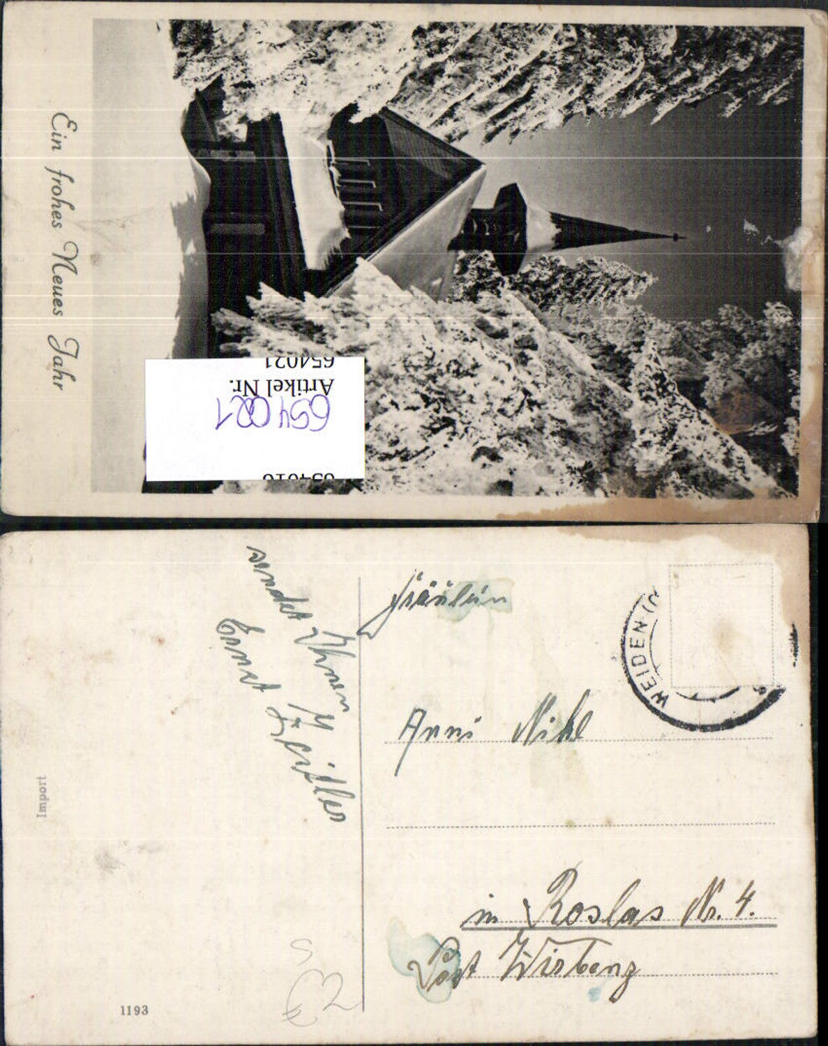 Alte Ansichtskarte – Old Postcard