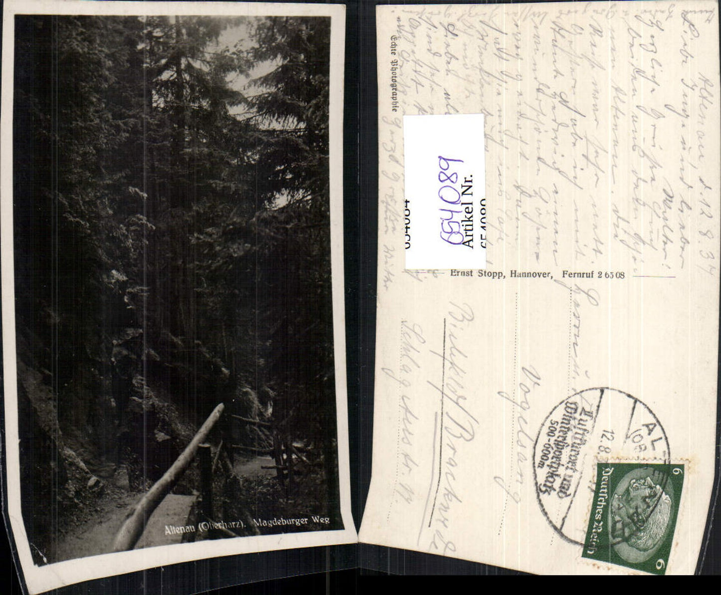 654089,Altenau Oberharz Magdeburger Weg Clausthal-Zellerfeld