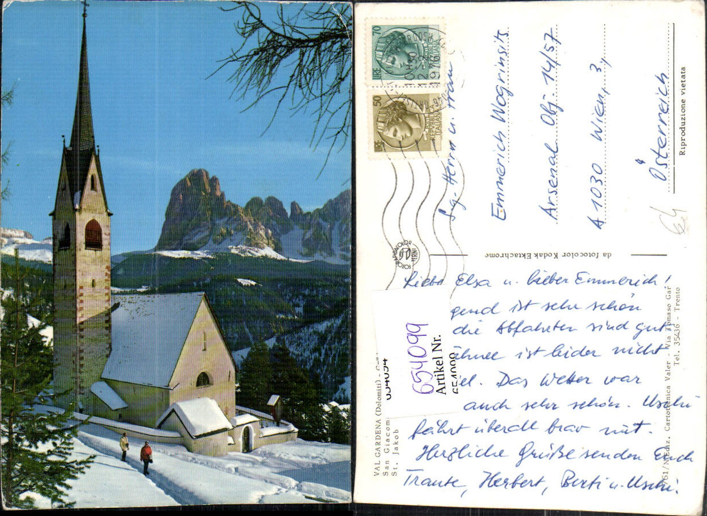 Alte Ansichtskarte – Old Postcard