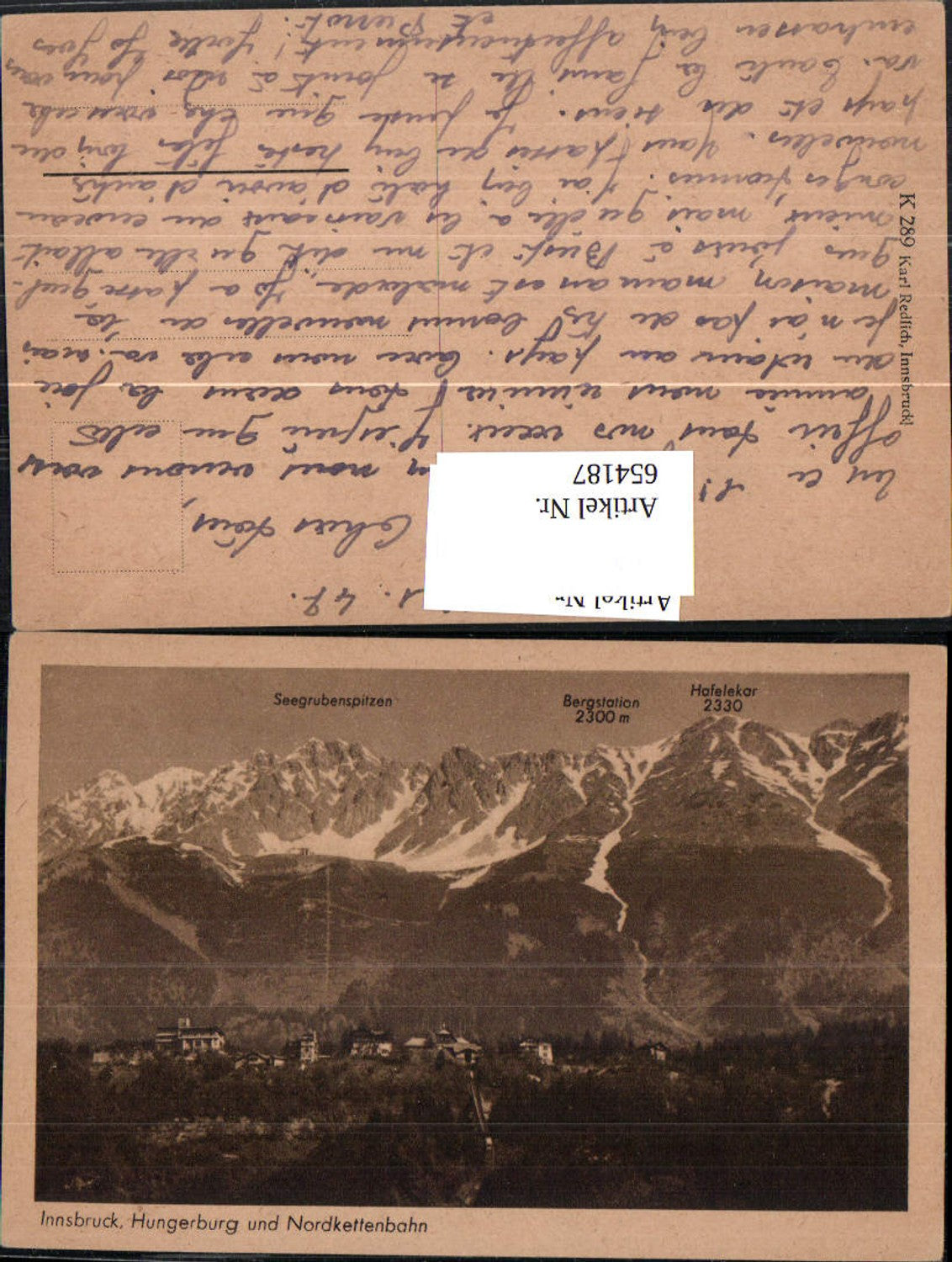 Alte Ansichtskarte – Old Postcard