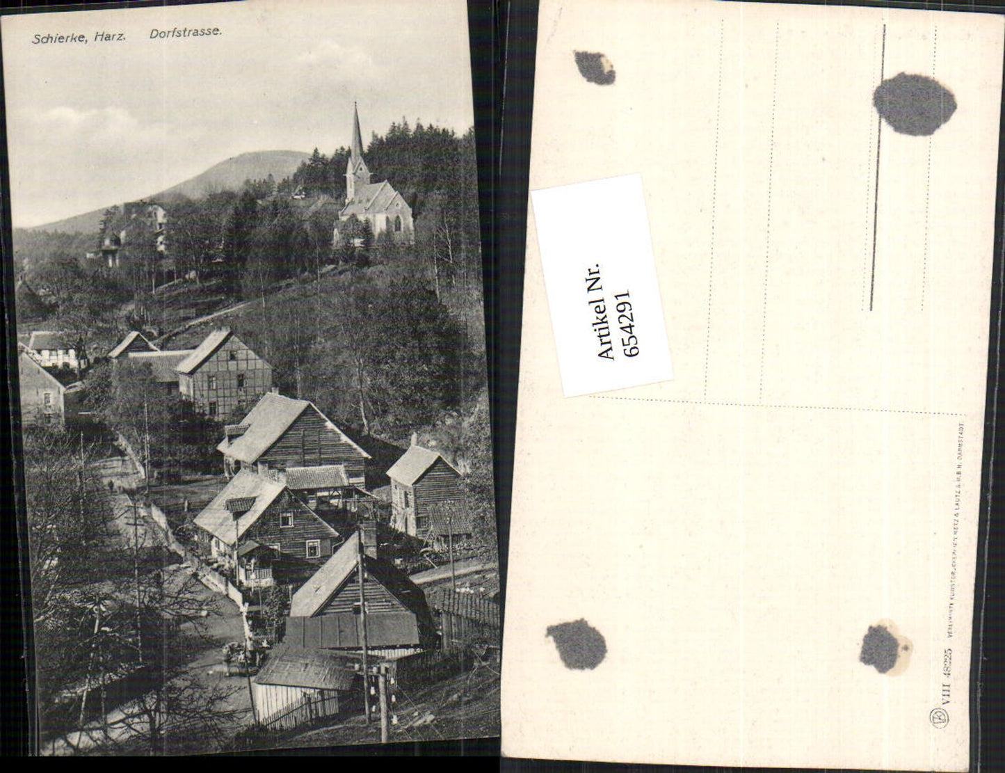 654291,Schierke im Harz Dorfstrasse Wernigerode