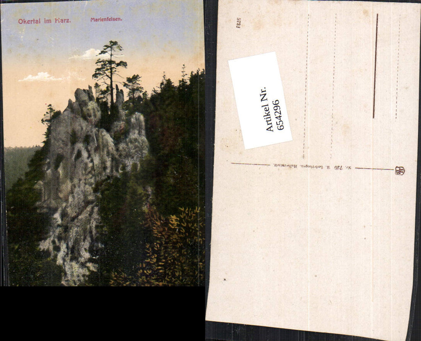 654296,Okertal im Harz Marienfelsen