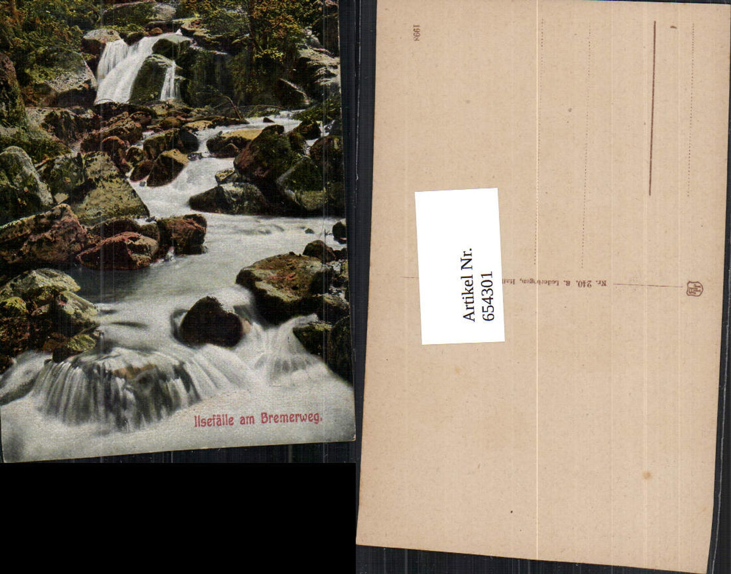 654301,Ilsenburg im Harz Ilsefälle am Bremerweg