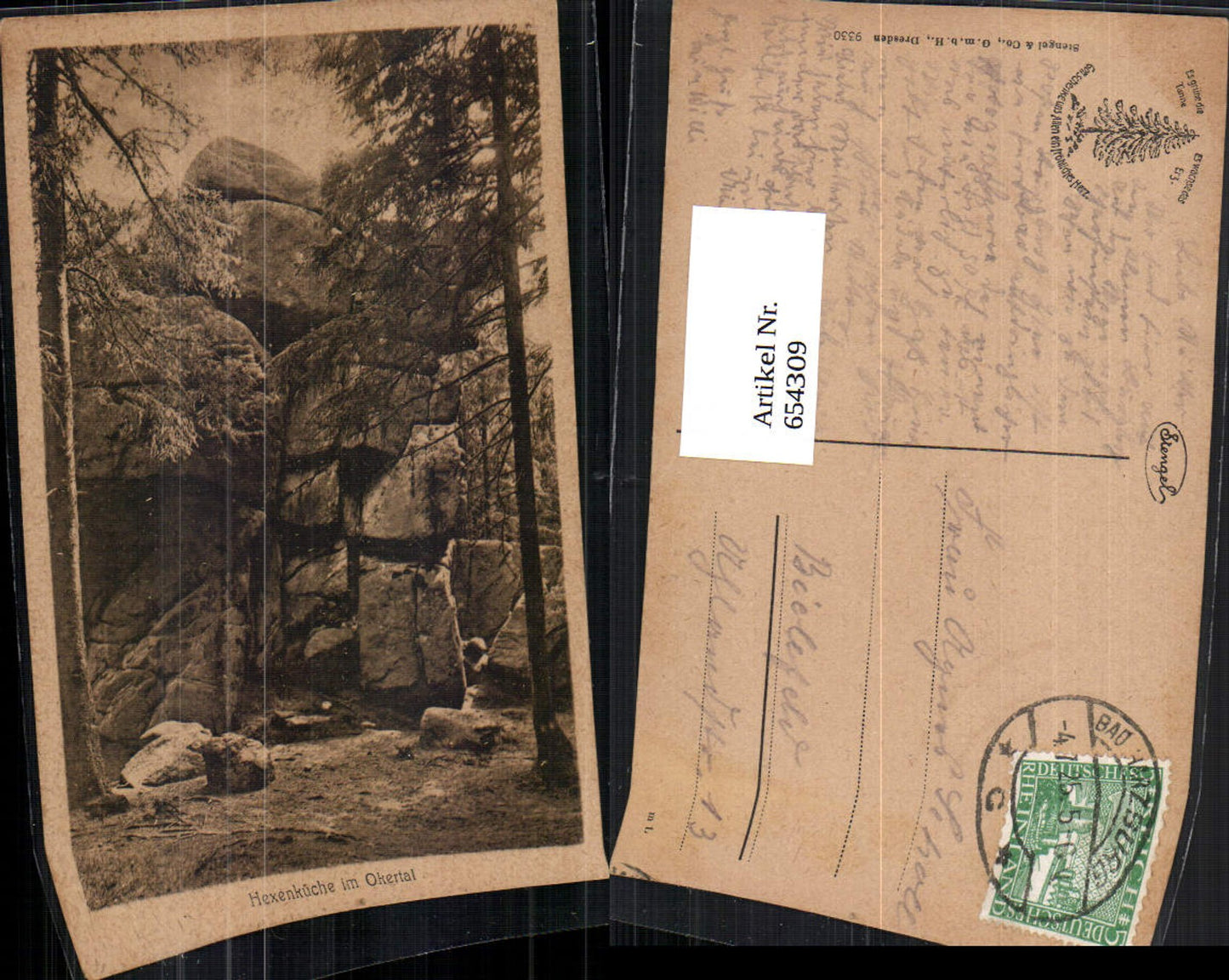 654309,Hexenküche im Okertal am Harz