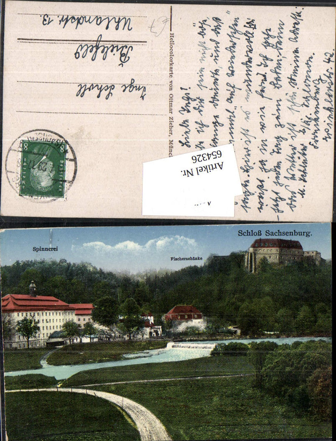 654326,Schloss Sachsenburg b. Frankenberg Sachsen