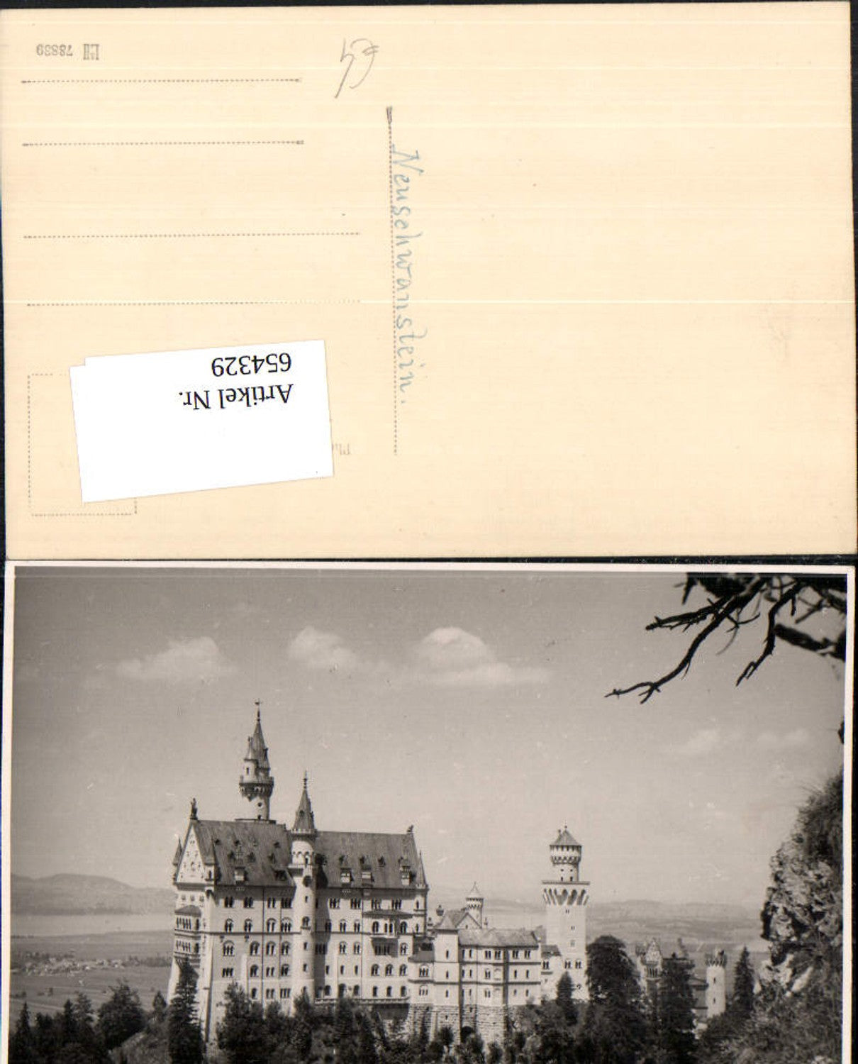 654329,Foto-AK Füssen Schloss Neuschwanstein Schwangau Hohenschwangau