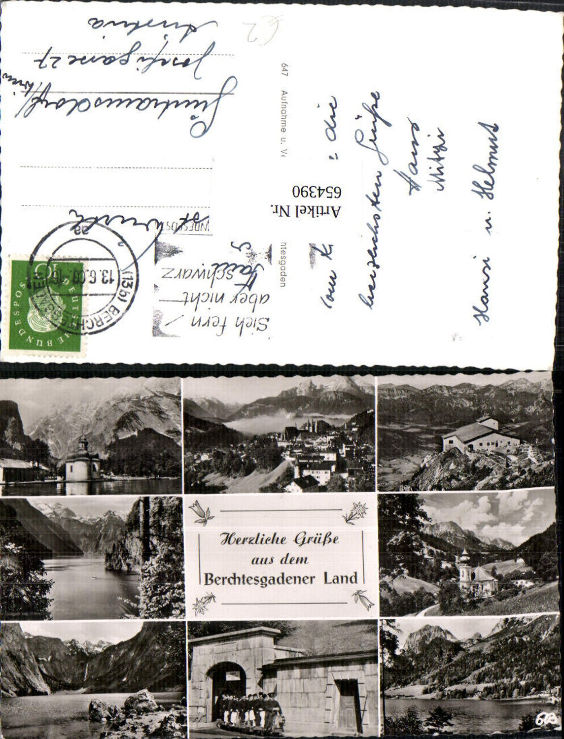 654390,Mehrbild Ak Berchtesgadener Land Berchtesgaden