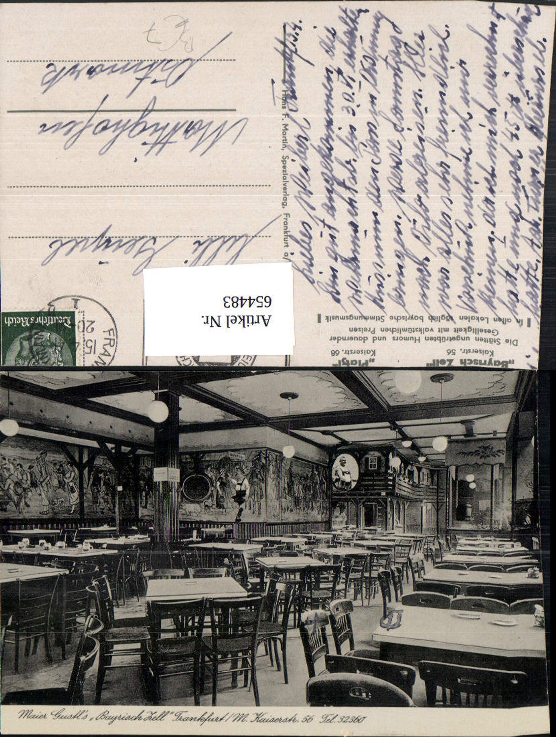 654483,Frankfurt a. Main Bayrisch-Zell Gasthaus