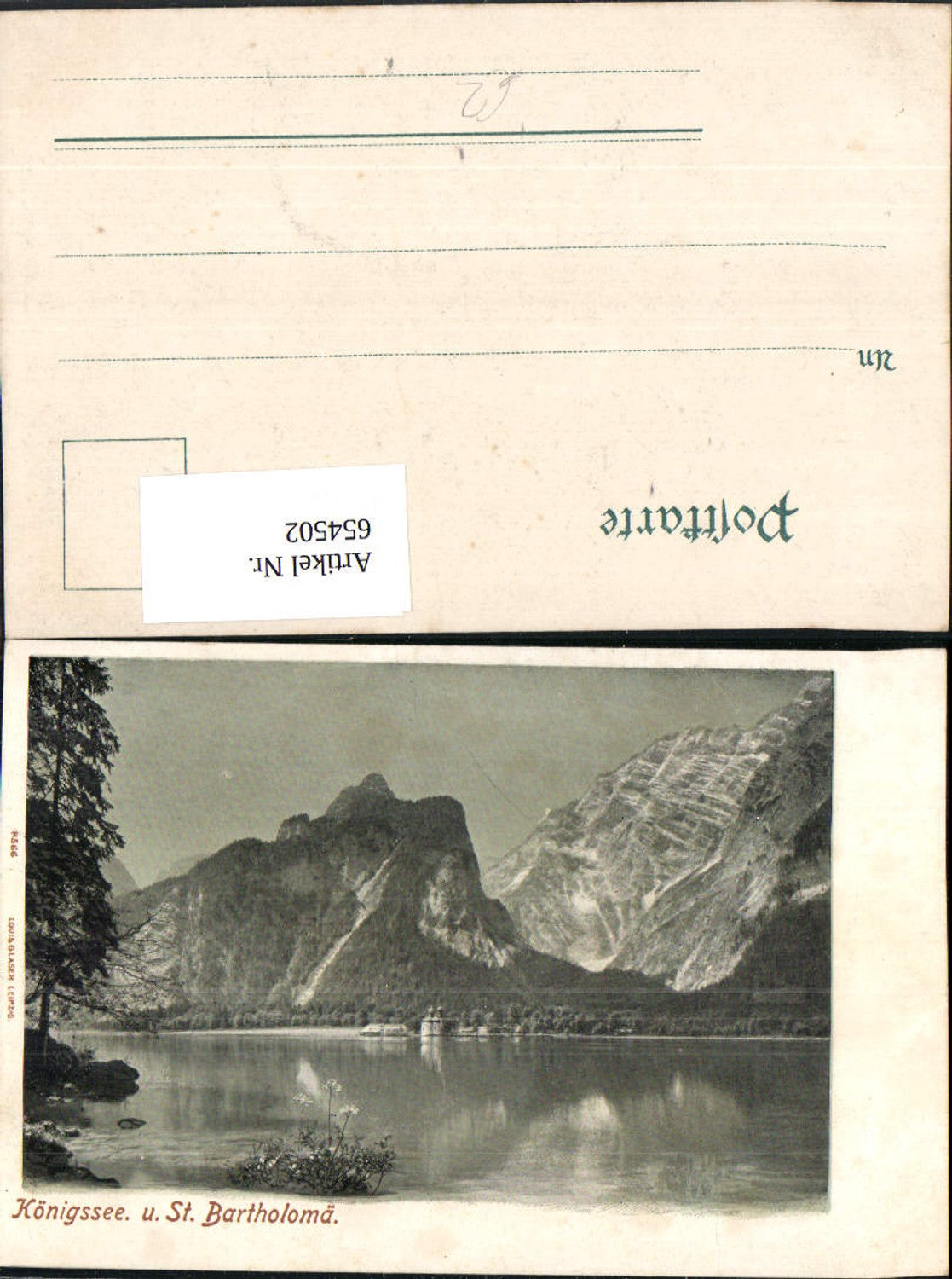 654502,Königsee u. St Bartholomä Schönau am Königssee