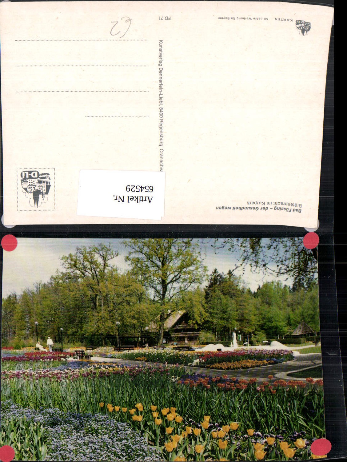 654529,Bad Füssing Blütenpracht im Kurpark