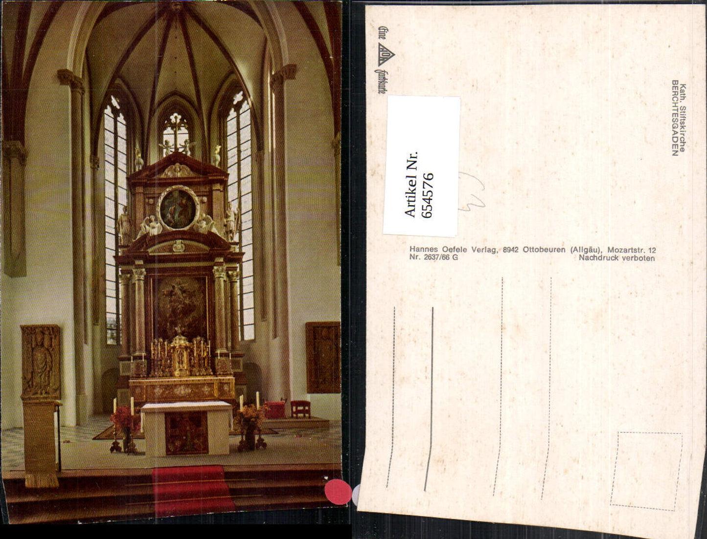 654576, Berchtesgaden Catholic Collegiate Church Interior view