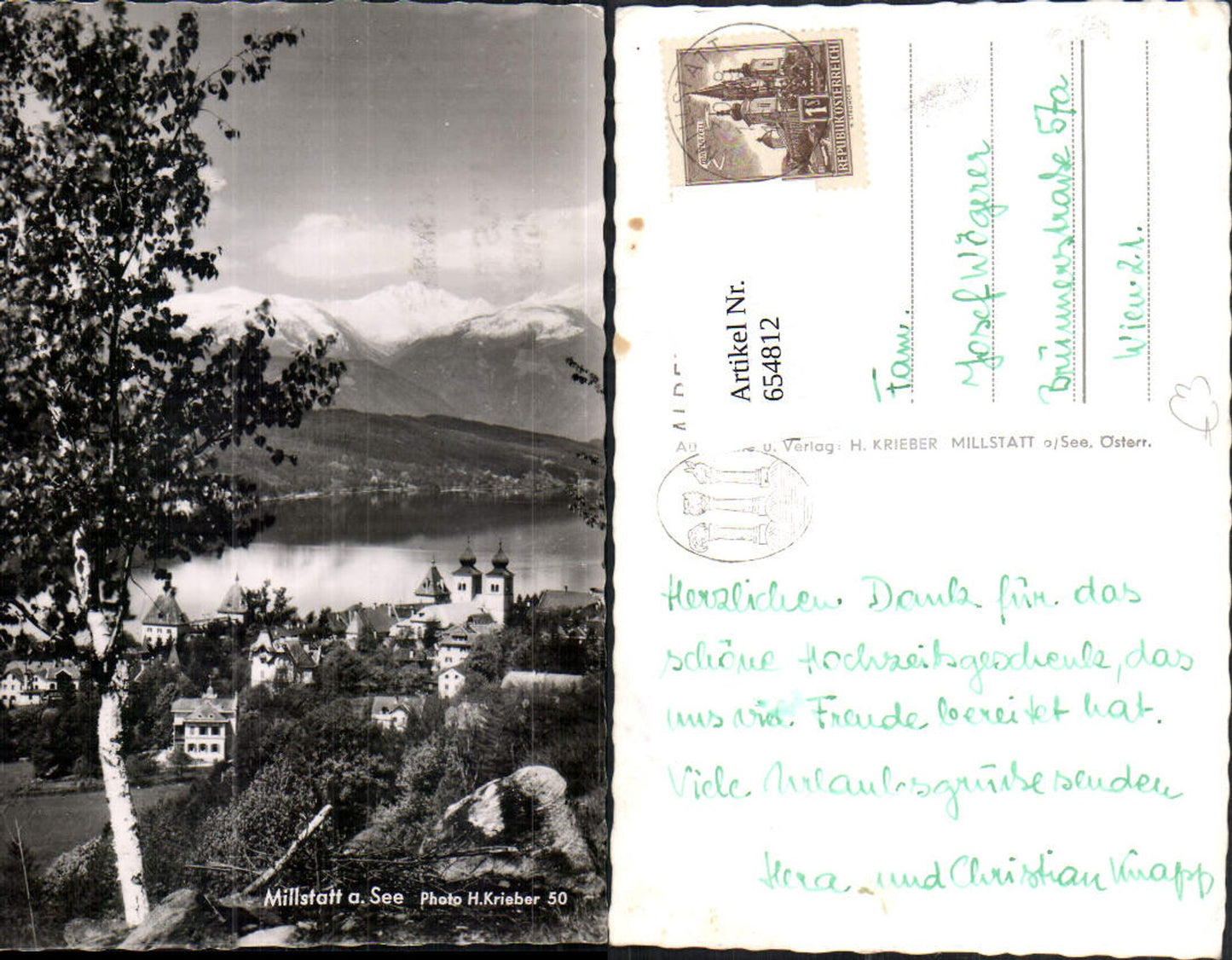 654812,Foto Ak Millstatt am See