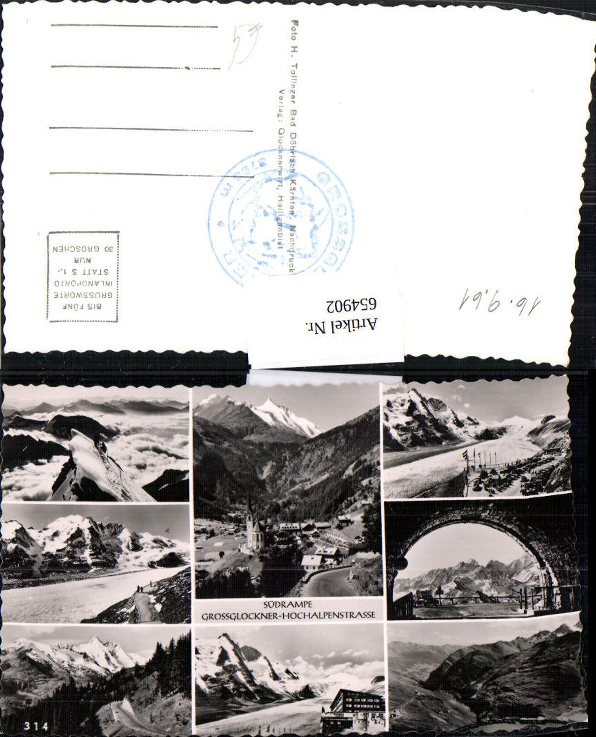 654902,Mehrbild Ak Heiligenblut am Großglockner Hochalpenstrasse Südrampe