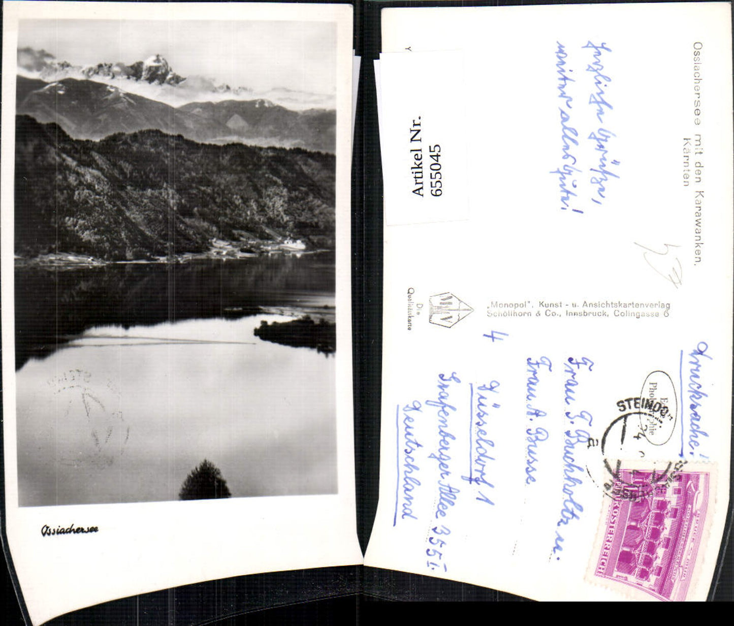 Alte Ansichtskarte – Old Postcard