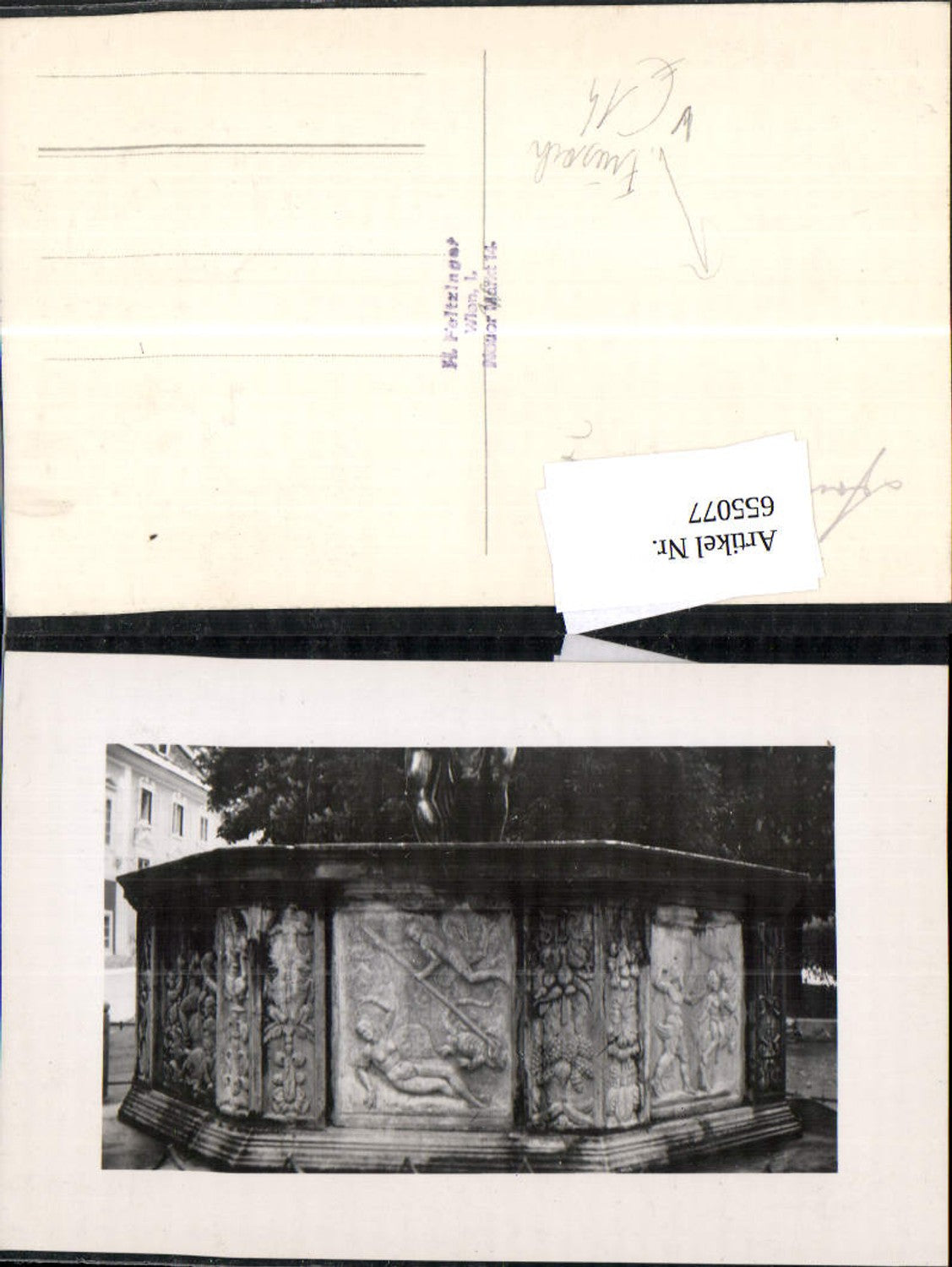 655077,Foto Ak Friesach Ansicht Stadtbrunnen Brunnen pub H. Feltzinger