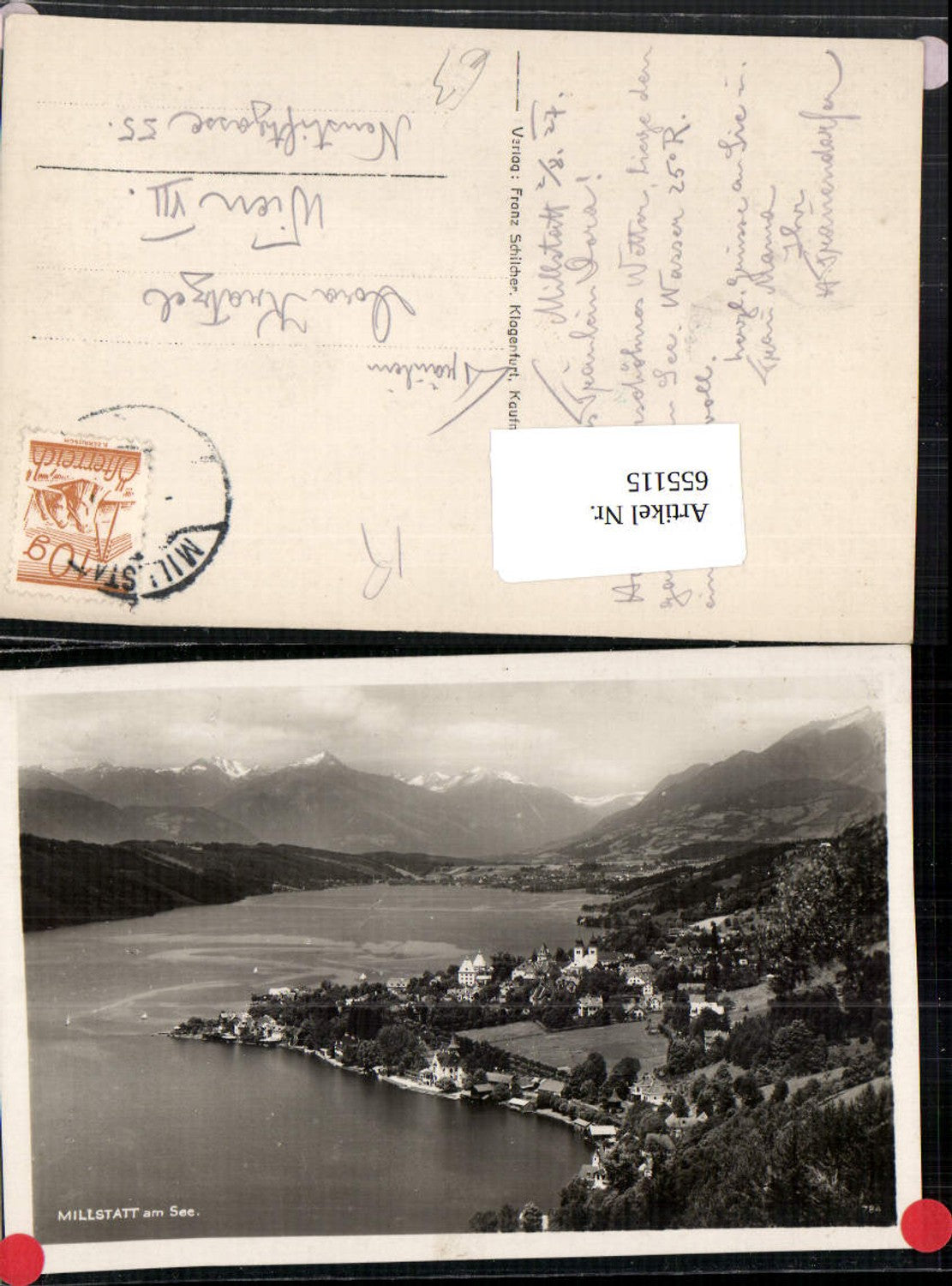 655115,Foto Ak Millstatt a. See