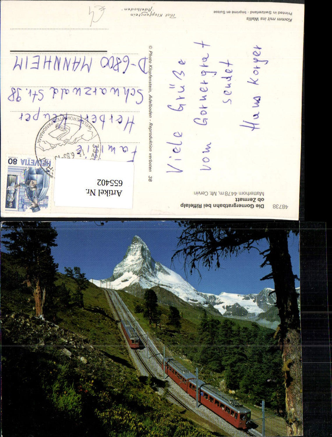 Alte Ansichtskarte – Old Postcard