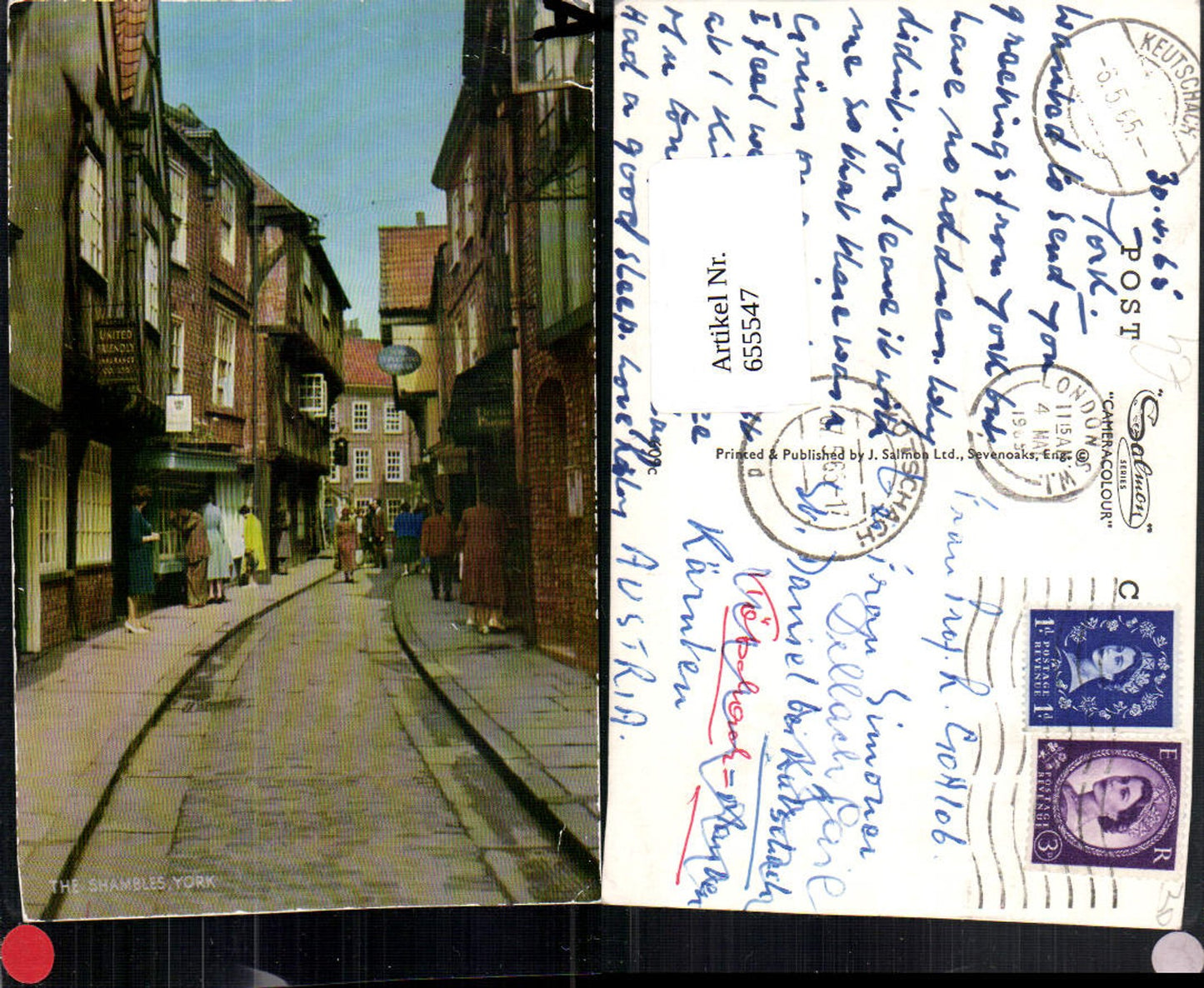 Alte Ansichtskarte – Old Postcard